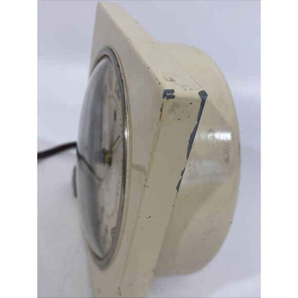 Vtg Metal Deco Logan S5-F Westclox Electric Alarm Clock Tested And Working 1940s - Picture 5 of 15